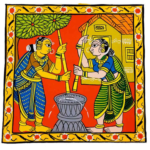Cheriyal Painting  8*8
