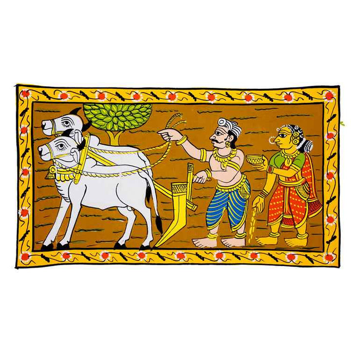 Cheriyal Painting  6 *11 D1