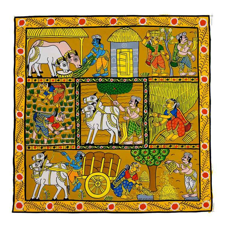 Cheriyal Painting 18*18