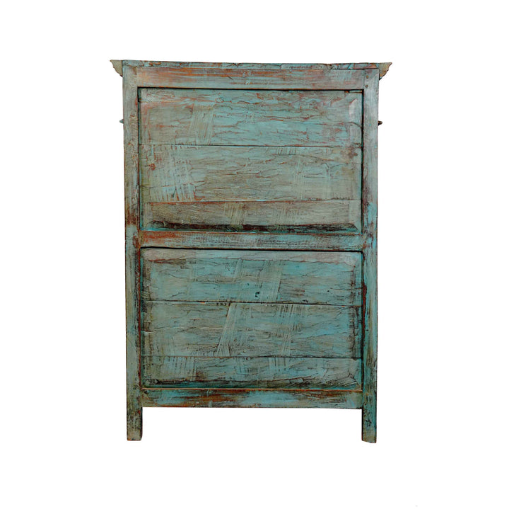 Aarav Teak Wood Vintage Kitchen Cabinet