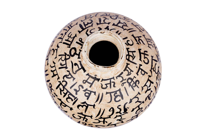 Hand Painted Iron Pot