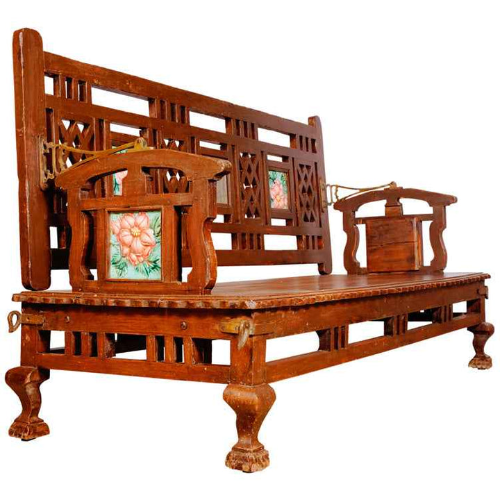 Kira Teak Wood Bench