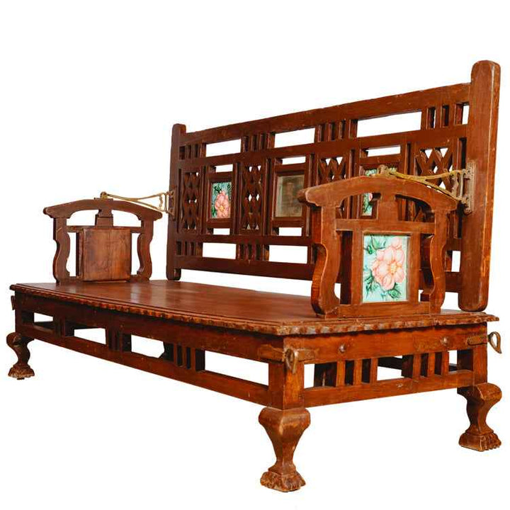 Kira Teak Wood Bench