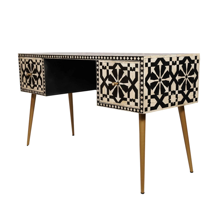 Riya Bone Inlay Study Table