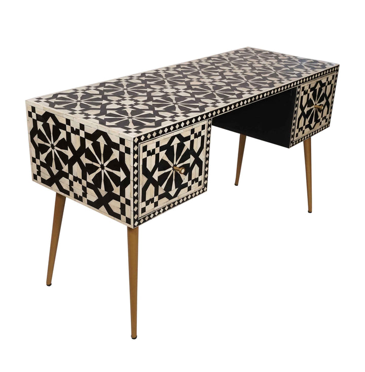 Riya Bone Inlay Study Table