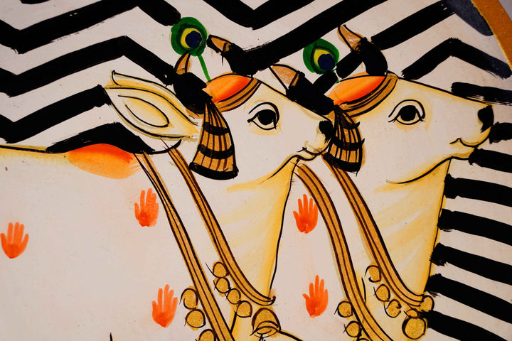 Kamadhenu Wall Plate - 12 Inches