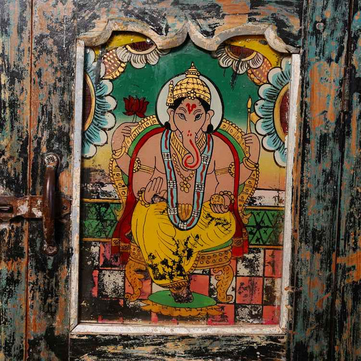 Sakshi Antique Teak Wood  Sideboard