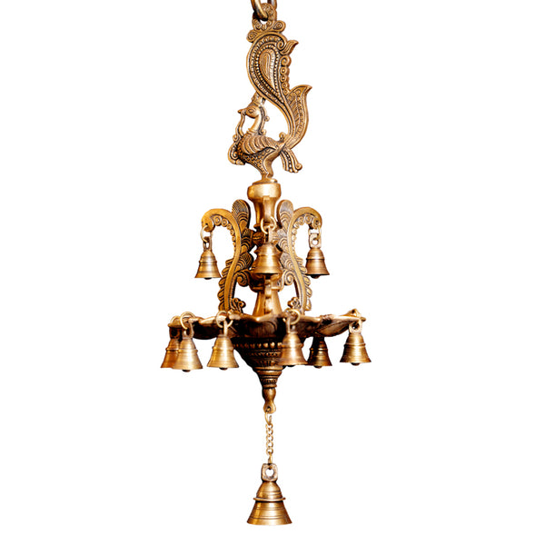 Hanging Brass Lamp - 1